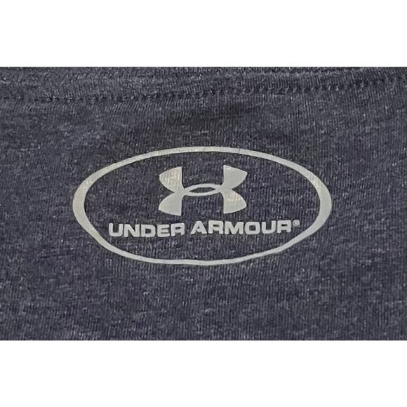 UNDER ARMOUR TEK GEAR LOOSE SHORT SLV T-SHIRT, WOMENS, M, BLUE/WHITE, VICTORY - Picture 7 of 12